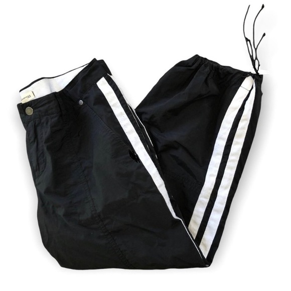 Express Pants & Jumpsuits Express Racer Stripe Black Track Pants